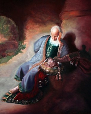The Prophet Jeremiah Lamenting Over the Destructio