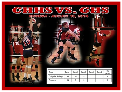 Colleyville Volleyball - CHHS vs GHS -- Aug. 18