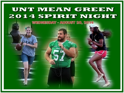 UNT Football  2014 Mean Green Spirit Night