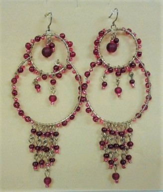 red beaded hoop chandelier earrings.jpg